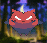 Vampire Bat Halloween GIF by Saku Monsters