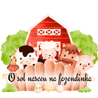 Bom Dia Fazendinha Sticker by erikaamorimm