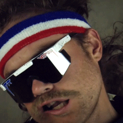yes and no sunglasses GIF