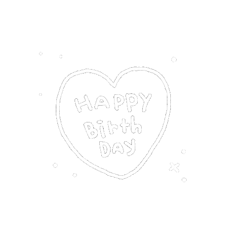Happy Birthday Heart Sticker by withsome