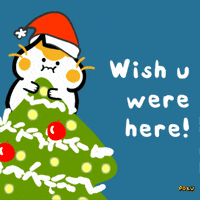 Sad Merry Christmas GIF by Poku Meow