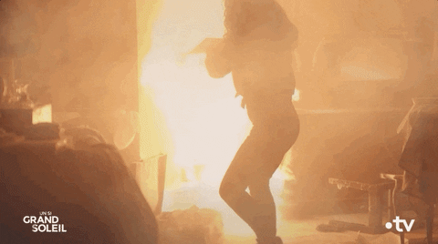 Fire Burning GIF by Un si grand soleil
