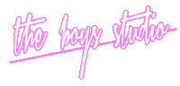 theboysstudio tbs neon glow the boys studio Sticker