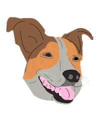 dog puppy Sticker