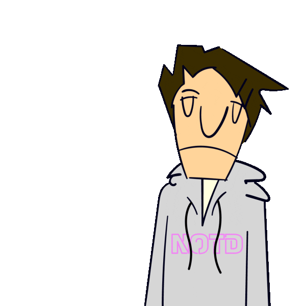 animation whatever Sticker by NOTD