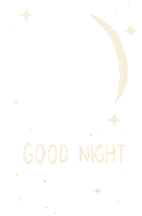Sleepy Good Night Sticker