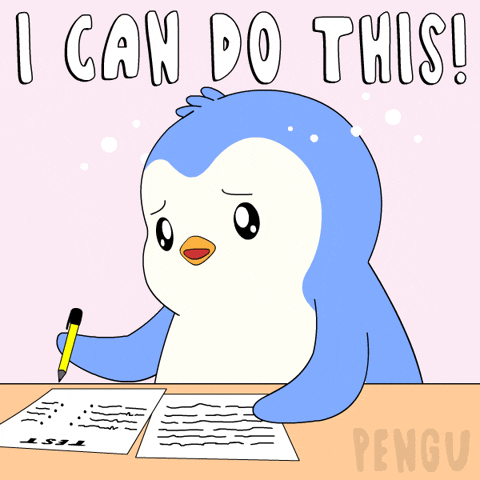 Nervous Believe In Yourself GIF by Pudgy Penguins