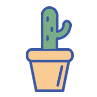 cactus STICKER by Bow & Drape