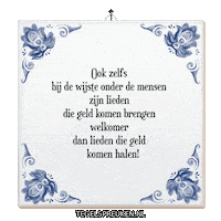 Nl Geld Sticker by Tegelspreuken.nl