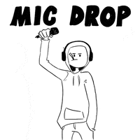 Mic Drop GIF by CC0 Studios