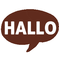 Hallo Say Hi Sticker by @esth_marketing