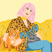 rach-foster cat girl cats meow GIF