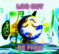 Emoji Log Off GIF by PEEKASSO