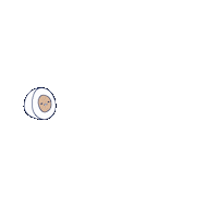 Egg Sticker by Sanrio License Europe