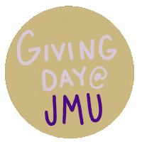 Giving Day Sticker by James Madison University