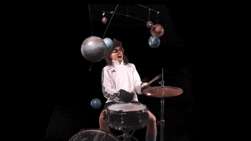 PunchDrunkPoets excited drums freude poets GIF