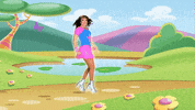 Feliz Correr GIF by Tatiana
