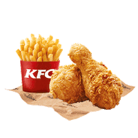 burger fries Sticker by KFC