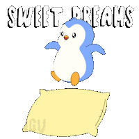 Jumping Good Night Sticker by Pudgy Penguins