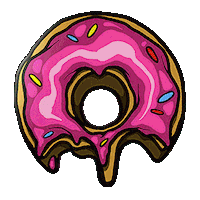 MunchProject crypto donut munch pink donut Sticker