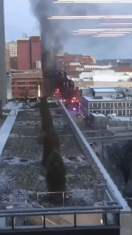 Explosion Reported in Downtown Nashville on Christmas Morning