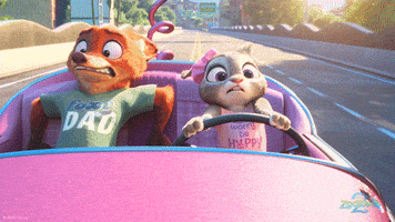 Driving Fast Locked In GIF by Walt Disney Animation Studios