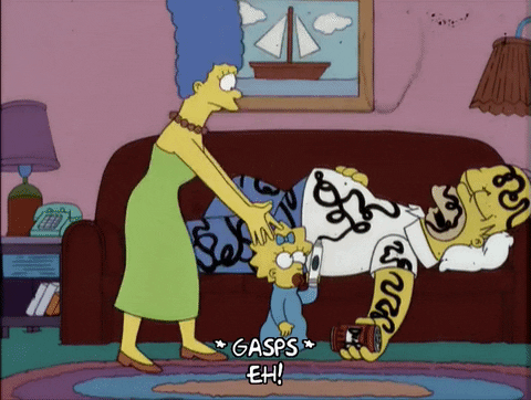 drunk homer simpson GIF