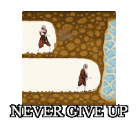 Digging Give Up Sticker