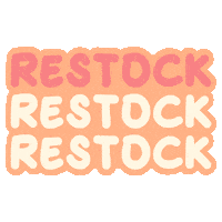 Art Restock Sticker