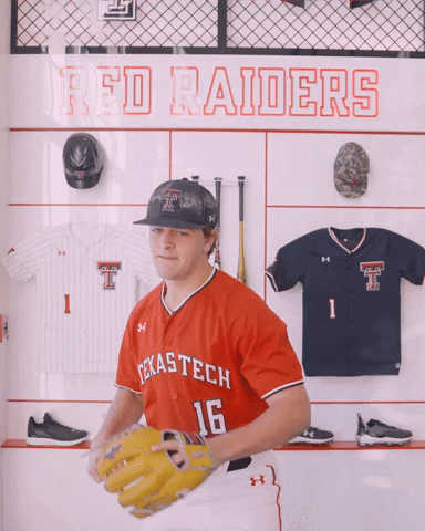 Landon Stripling GIF by Texas Tech Baseball