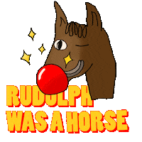 Christmas Horse Sticker by KesselsKramer