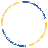 MidwayU midwayu midwayuniversity midway university gomidwayeagles Sticker