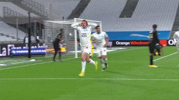 Celebration Goal GIF by Olympique de Marseille