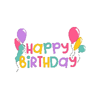 Happy Birthday Sticker