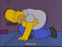 tired homer simpson GIF