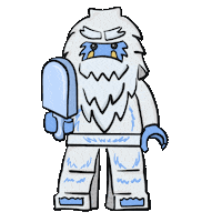 Yeti Sticker by LEGOLAND California