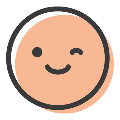 Wink Smiley Sticker by Wink Laser Studio