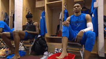 jamming out russell westbrook GIF by NBA