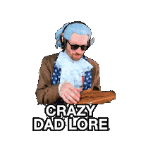 Cool Dad Fathers Life Sticker