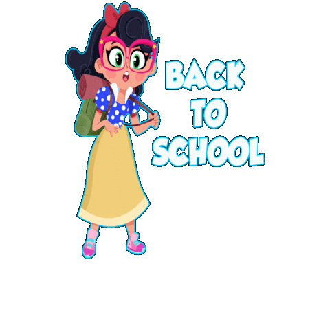 Awesome Snow White Sticker by Cool School