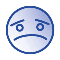 Sad Emoticon Sticker