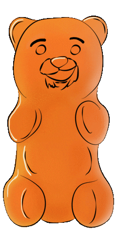 Happy Gummy Bear Sticker