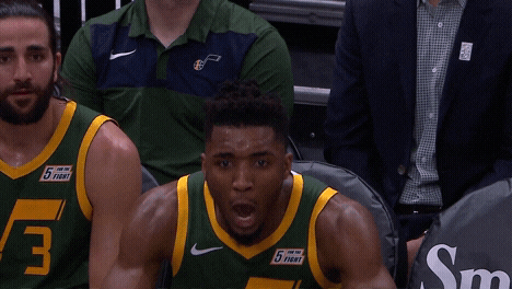 get up nba GIF by Utah Jazz
