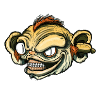 Monkey Sticker
