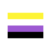 qnn_ trans nonbinary tin trans day of visibility Sticker
