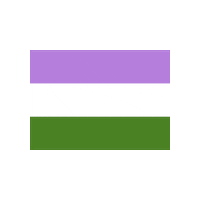 qnn_ trans tin genderqueer trans day of visibility Sticker