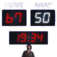 50 Away Sticker