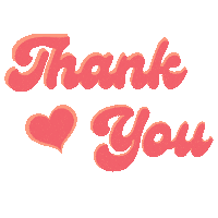 Vintage Thank You Sticker by Audrey Wolf Co