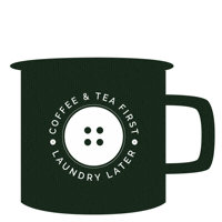 Coffee Mug Sticker by Buttons Diapers