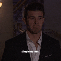 Simple As That Shrug GIF by The Bachelor
